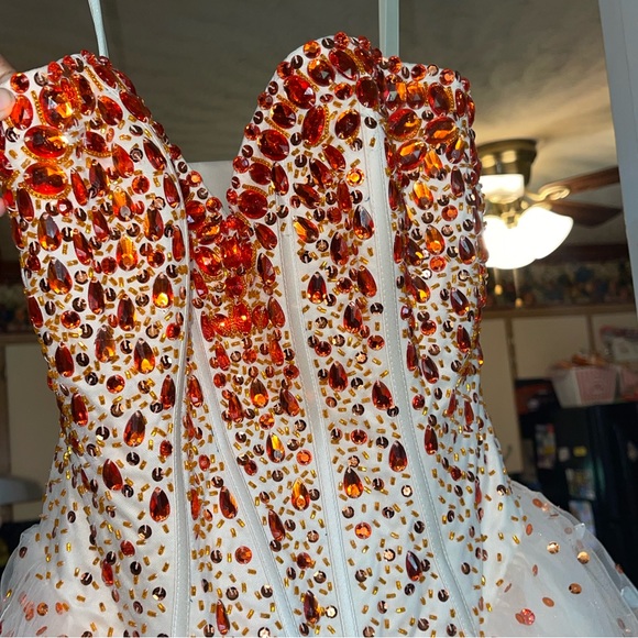 Mori Lee Prom Dress (Great Condition) - Picture 7 of 14